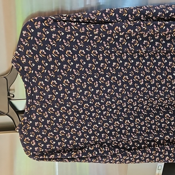 💕THE GREAT💕 The Henley Romper ~ Navy Apron Floral Size 0 XS NWT - Picture 12 of 16